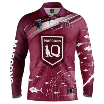 2022/23 Maroons Rugby Fishing Jersey