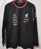 2022 Mercedes AMG Petronas F1 Black Long Sleeve Team T-Shirt