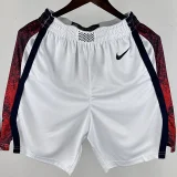 2024/25 Team USA White NBA Shorts Pants