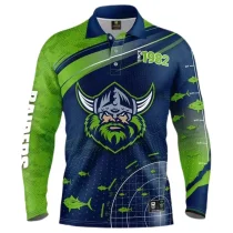 2022/23 Canberra Raiders Rugby Fishing Jersey
