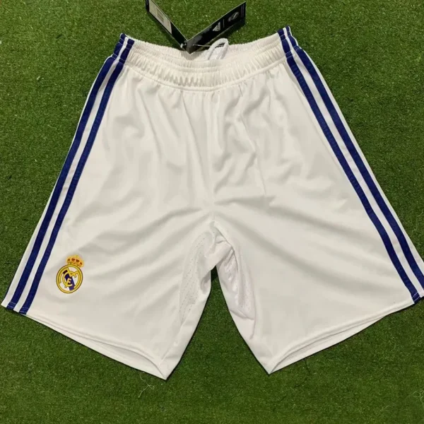 2016/17 RMA Home White Retro Shorts Pants