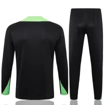 2025 Brazil Black Sweater Tracksuit