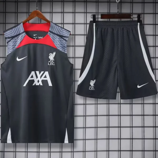 2025 Liverpool Dark Grey Vest Training Jersey