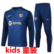 2025 Barcelona Kids Sweater Tracksuit