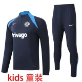 2025 Chelsea Sapphire Blue Kids Sweater Tracksuit