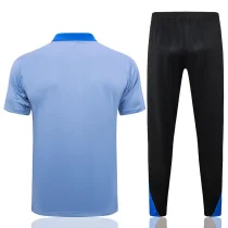 2024/25 Inter Milan Light Blue POLO Training Tracksuit