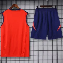 2025 Spain Red Vest Training Jersey