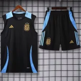2024/25 Argentina Black Vest Training Tracksuit