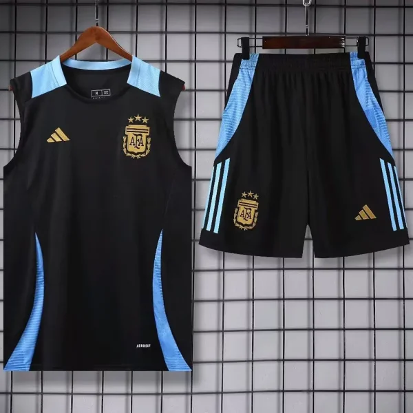 2024/25 Argentina Black Vest Training Tracksuit