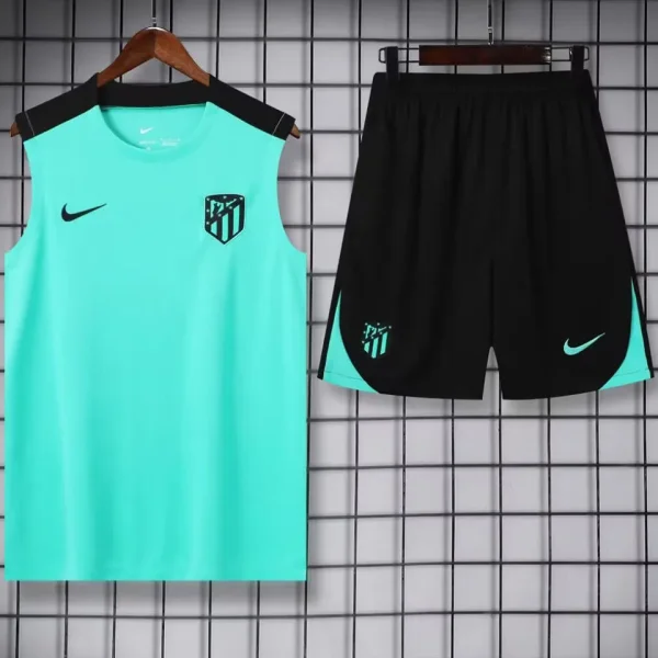 2025 Atletico Madrid Light Green Vest Training Jersey