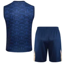 2025 Barcelona Sapphire Blue Vest Training Jersey