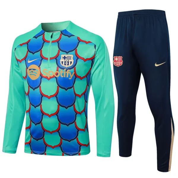 2024/25 Barcelona Green Sweater Tracksuit