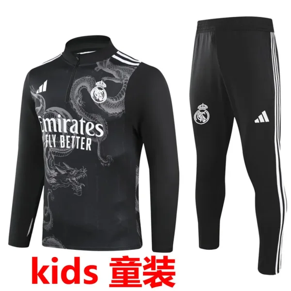 2025 RMA Black Kids Sweater Tracksuit