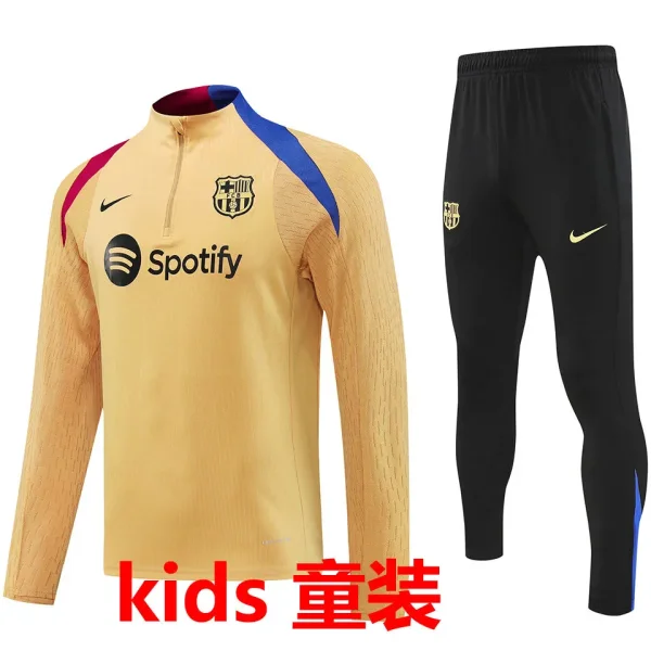 2025 Barcelona Kids Sweater Tracksuit