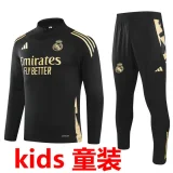 2024/25 RMA Black Kids Sweater Tracksuit