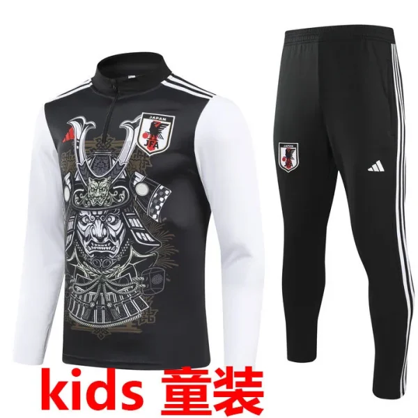 2024/25 Japan Black Kids Sweater Tracksuit