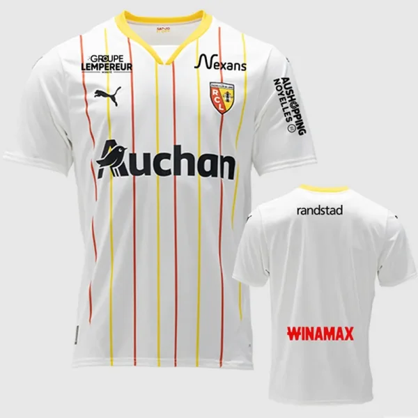 2024/25 RC Lens Away Print Sponsor Fans Soccer Jersey