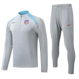 2025 Atletico Madrid Grey Sweater Tracksuit