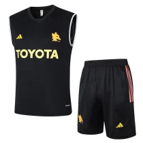 2024/25 Roma Black Vest Training Jersey