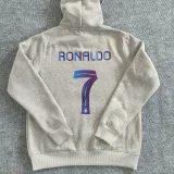 2023/24 Al-Nassr Grey Hoodie Ronaldo #7