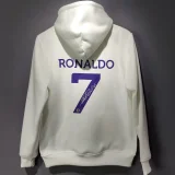 2023/24 Al-Nassr White Hoodie Ronaldo #7