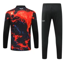 2024/25 Napoli Red Black Sweater Tracksuit