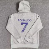2023/24 Al-Nassr Grey Hoodie Ronaldo #7