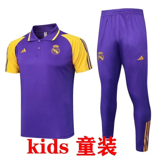 2024 RMA Purple Kids POLO Tracksuit