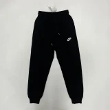 2024/25 NK~ Black Pure Cotton Sports Trousers Zipper style
