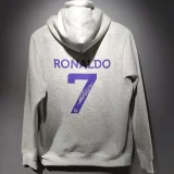 2023/24 Al-Nassr Grey Hoodie Ronaldo #7