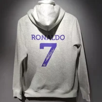 2023/24 Al-Nassr Grey Hoodie Ronaldo #7