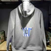 2023 Argentina Grey Hoodie MESSI #10