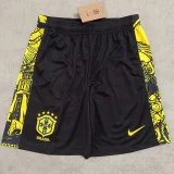 2024/25 Brazil Black Fans Shorts Pants