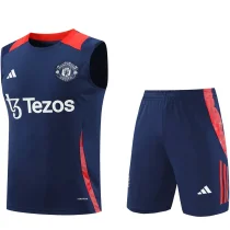 2024/25 Man United Sapphire Blue Vest Training Jersey
