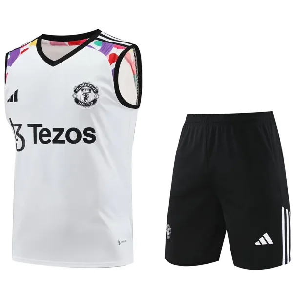 2024/25 Man United White Vest Training Jersey