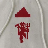 2024 Man United White Hoodie