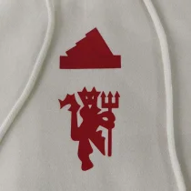 2024 Man United White Hoodie