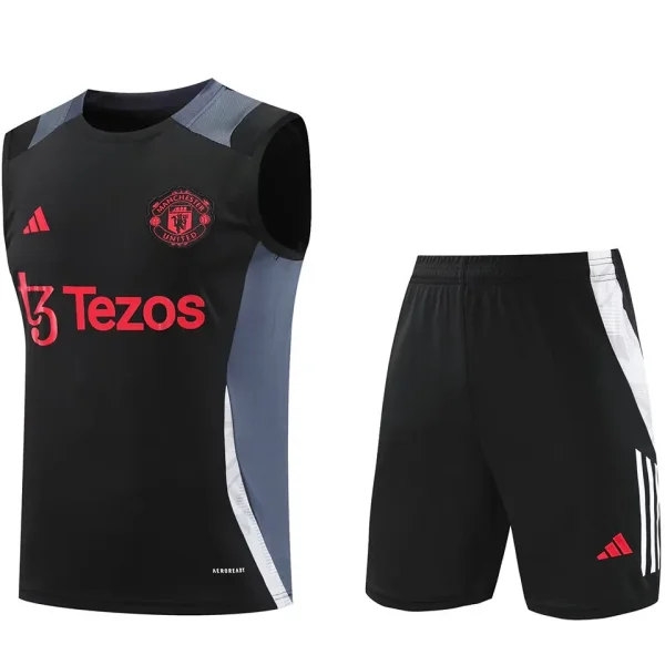 2024/25 Man United Black Vest Training Jersey