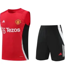2024/25 Man United Red Vest Training Jersey