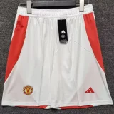 2024-25 Man United White Shorts Pants