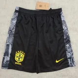 2024-25 Brazil Black Fans Shorts Pants