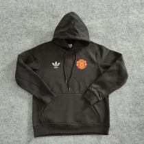 2024 Man United Black Hoodie