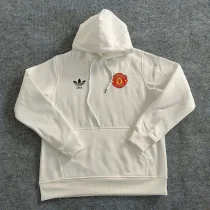 2024 Man United White Hoodie