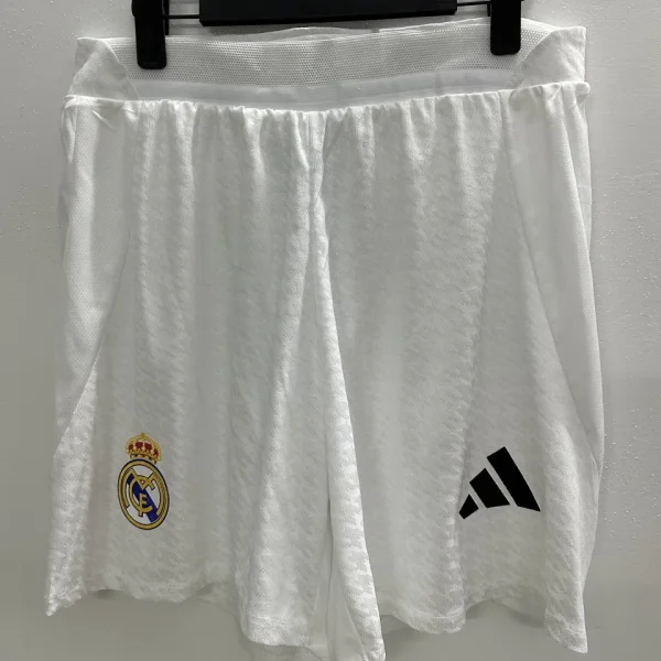 2024-25 RMA Home White Player Version Shorts Pants