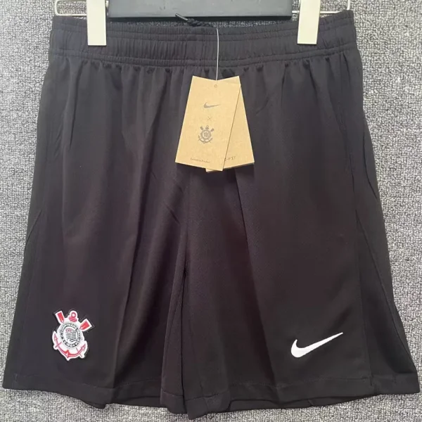 2024-25 Corinthians Black Shorts pants