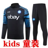 2024 Napoli Dark Blue Kids Sweater Tracksuit
