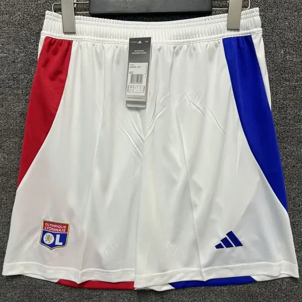 2024-25 Lyon Home White Shorts Pants