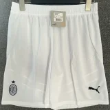 2024-25 AC Away Black Shorts Pants
