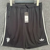 2024-25 Man United Black Shorts Pants