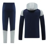 2024/25 PU~ Sapphire Blue Hoodie Zipper Zipper Jacket Tracksuit
